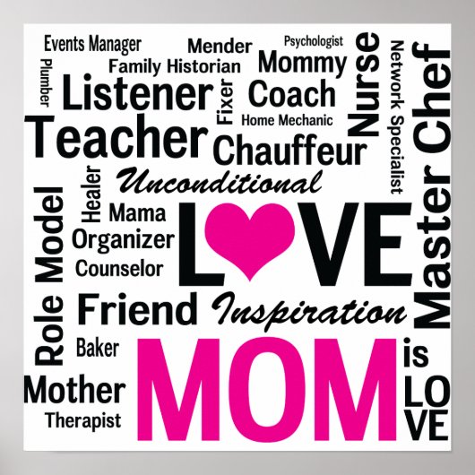 Mama ist Liebe - Multitasking-Do-it-All-Mama-Poste Poster (Vorne)
