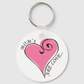 Mama ist Liebe Schlüsselanhänger (Vorderseite)