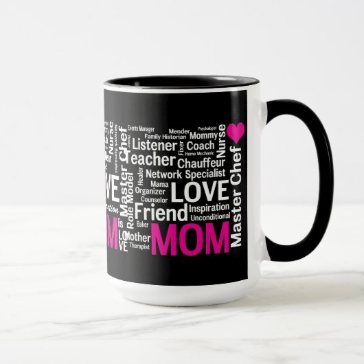 MAMA ist LIEBE und so viel mehr! Tasse (Rechts)