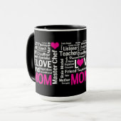 MAMA ist LIEBE und so viel mehr! Tasse (Vorderseite Links)