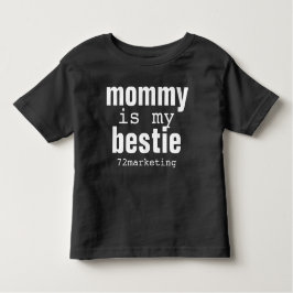 Mama ist mein bestie Babykleinkind-Shirt-Jungen Kleinkind T-shirt