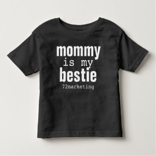 Mama ist mein bestie Babykleinkind-Shirt-Jungen Kleinkind T-shirt