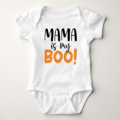Mama ist mein Boo! Baby Strampler (Vorderseite)