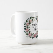 Mama ist mein Held Kaffeetasse (Vorderseite Links)
