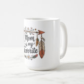 Mama ist mein Liebling Kaffeetasse (VorderseiteRechts)
