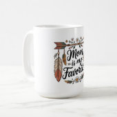 Mama ist mein Liebling Kaffeetasse (Vorderseite Links)