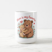 Mama ist mein Liebling Kaffeetasse (Mittel)