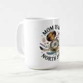 Mama ist mein Nordstern Kaffeetasse (Vorderseite Links)