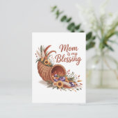 Mama ist mein Segen Postkarte (Stehend Vorderseite)