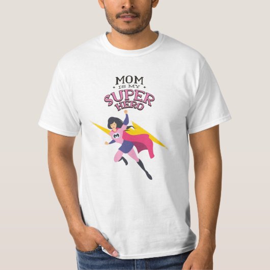 Mama ist mein Superheld T-Shirt (Vorderseite)
