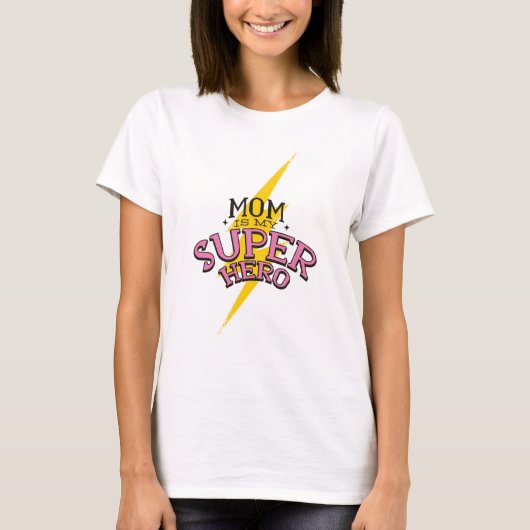 Mama ist mein Superheld T-Shirt (Vorderseite)