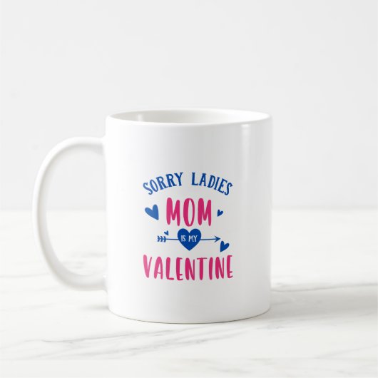 Mama ist meine Valentinische Tasse Niedlich Valent (Links)
