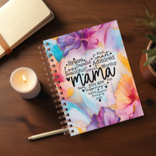 Mama ist mutig fähig.. Tagebuch Notizblock