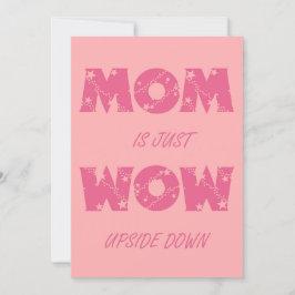 Mama ist nur Wow Feiertagskarte
