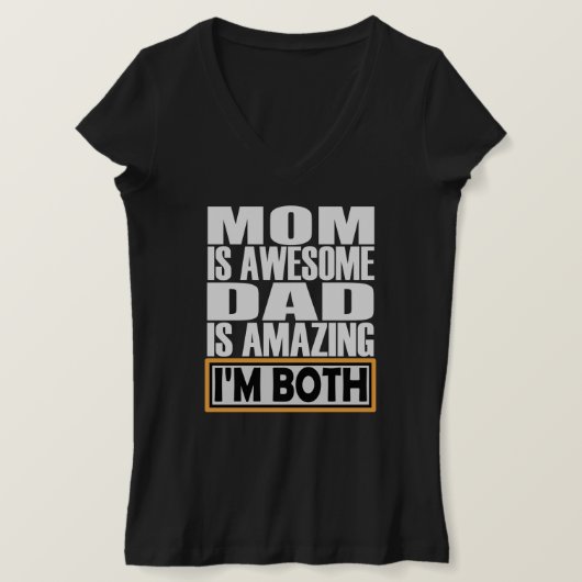 MAMA IST PHANTASTISCHER VATER IST PHANTASTISCH, IC T-Shirt (Design vorne)