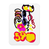 Mama ist so cool  magnet (Vertikal)