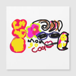 Mama ist so cool magnetkarte