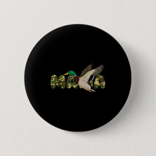 Mama jagt Stockenten-Mama-Tarnung MütterM Button