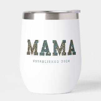 Mama Jahr für Jahr - trendige Blumencoffee Tasse