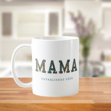 Mama Jahr für Jahr - trendige Blumencoffee Tasse