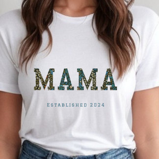 Mama Jahr für Jahr - trendige Blüte T-Shirt