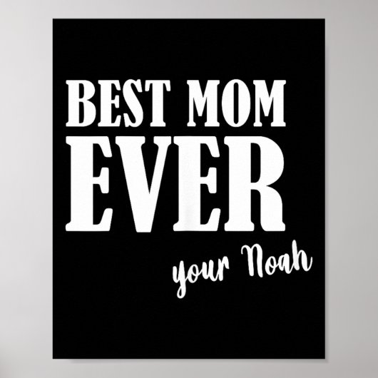Mama je jemals _ Frauen Mutter Mutti Vorname Noah  Poster (Vorne)