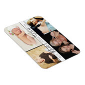 Mama Jeder Will | Chic White Quote Family Foto Magnet (Rechte Seite)