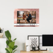 Mama Jeder Will | Süßes Zitat Rose Gold Foto Poster (Heimbüro)