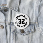 Mama Jersey Nummer Button<br><div class="desc">Freuen Sie sich auf Ihr Lieblings-Sportteam, Ihren Fußballspieler oder zeigen Sie einfach Ihren Schulstolz mit einem personalisierten Spirituosenknopf! Fügen Sie Ihren Schulnamen hinzu oder personalisieren Sie ihn mit einem Spielernamen und Jersey-Nummer. Ideal für Fußball, Basketball, Baseball und Fußball! Erstellen Sie individuelle Buttone für das ganze Team, Cheerleader, Eltern und Geschwister,...</div>