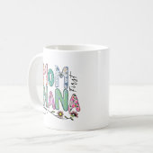 Mama jetzt Nana Niedlich Pastelfarben Gift Nana Kaffeetasse (Vorderseite Links)