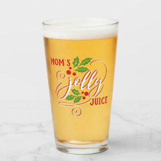 Mama Jolly Juice Christmas Cheer Bierglas Glas