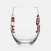 Mama Jucksaft Wein Edelglas Weinglas Ohne Stiel (Links)
