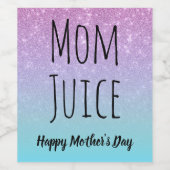 Mama Juice Weinetikett (Einzelnes Label)