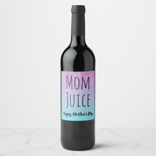 Mama Juice Weinetikett (Vorderseite)