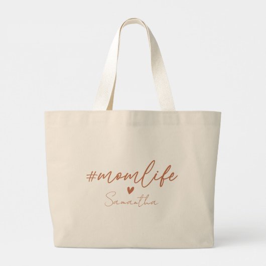 Mama Jumbo Stoffbeutel (Rückseite)