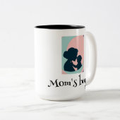 Mama Junge individuelle Tasse (VorderseiteRechts)