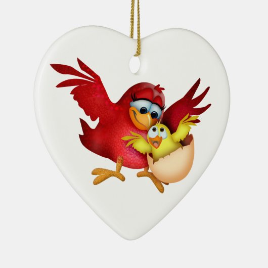 MAMA - JUNGE MUTTER - SRF KERAMIK ORNAMENT (Rechts)