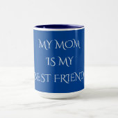 "MAMA" Kaffee oder Tee ZWEI TONED Tasse. Tasse (Zentrum)