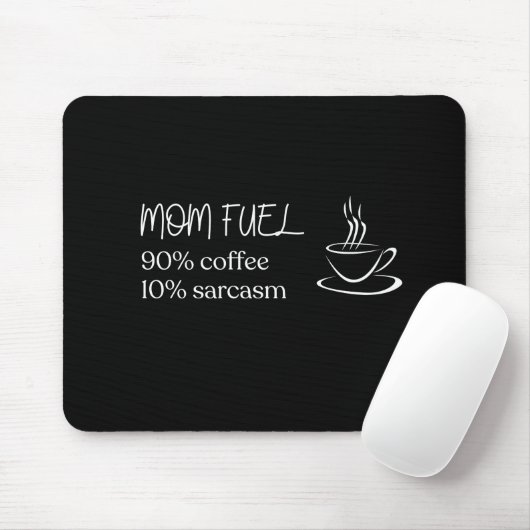 Mama-Kaffee-Silhouette Mousepad (Mit Mouse)