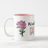 Mama-Kaffee-Tasse der Welt beste Zweifarbige Tasse (Links)