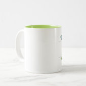 Mama Kaffee Tasse mit Blume (Vorderseite Links)