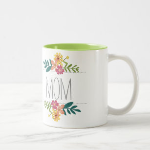 Mama Kaffee Tasse mit Blume