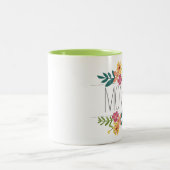 Mama Kaffee Tasse mit Blume (Mittel)