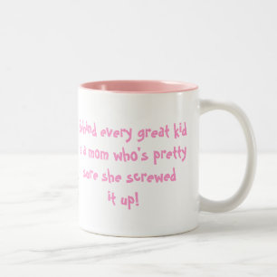 Mama-Kaffee-Tasse Zweifarbige Tasse