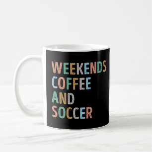 Mama Kaffee und Fußball am Wochenende Kaffeetasse