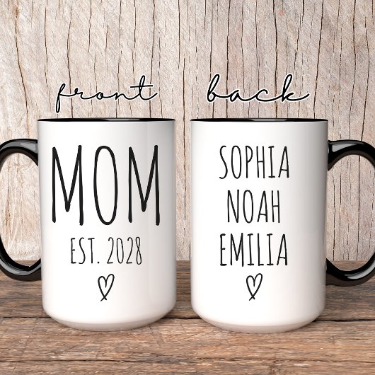 Mama Kaffeemaschine Tasse für Mama, Babyduschgesch