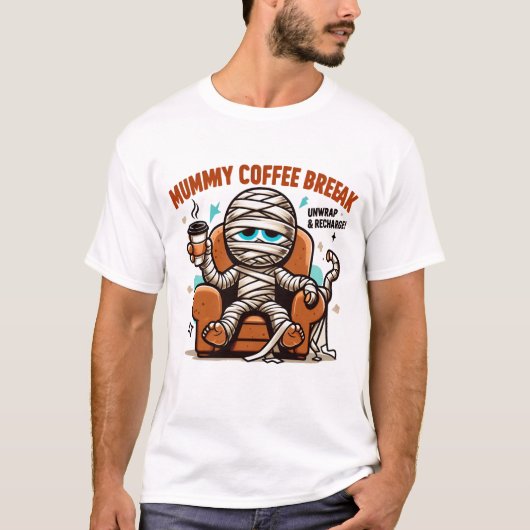 Mama-Kaffeepause, Halloween-Saison T-Shirt (Vorderseite)