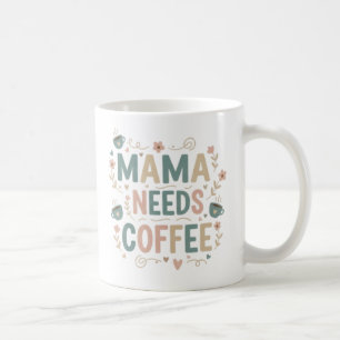 Mama Kaffeetasse   Florale Muttertags Keramiktasse