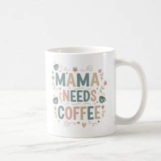 Mama Kaffeetasse | Florale Muttertags Keramiktasse