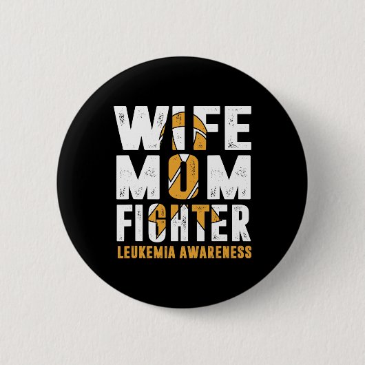 Mama kämpfen Leukämie Bewusstsein Button (Vorderseite)